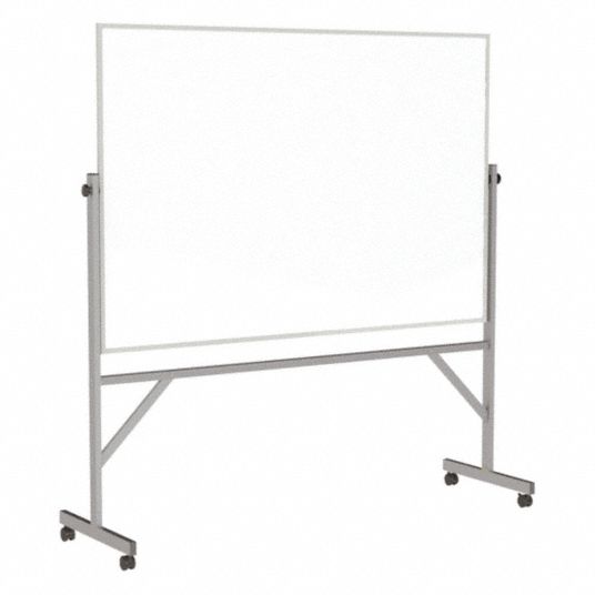 Mobile/Casters, 78 1/4 in Dry Erase Ht, Dry Erase Board 48GC85