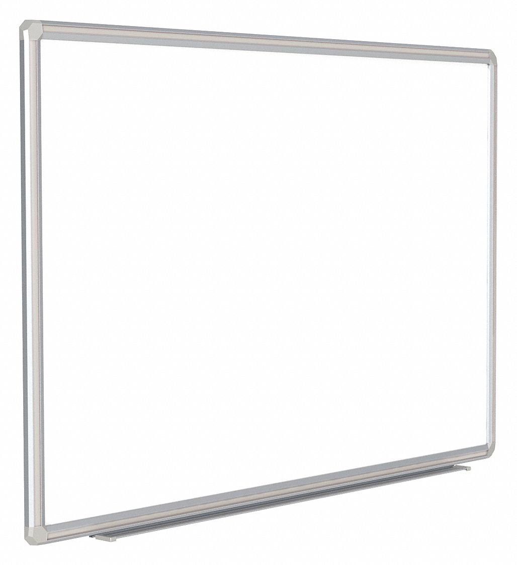 Wall Mounted, 48 in Dry Erase Ht, Dry Erase Board 48GD13DFMGY48