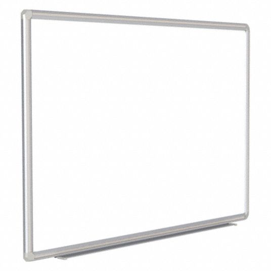 GHENT Dry Erase Board: Wall Mounted, 48 in Dry Erase Ht, 96 in Dry ...