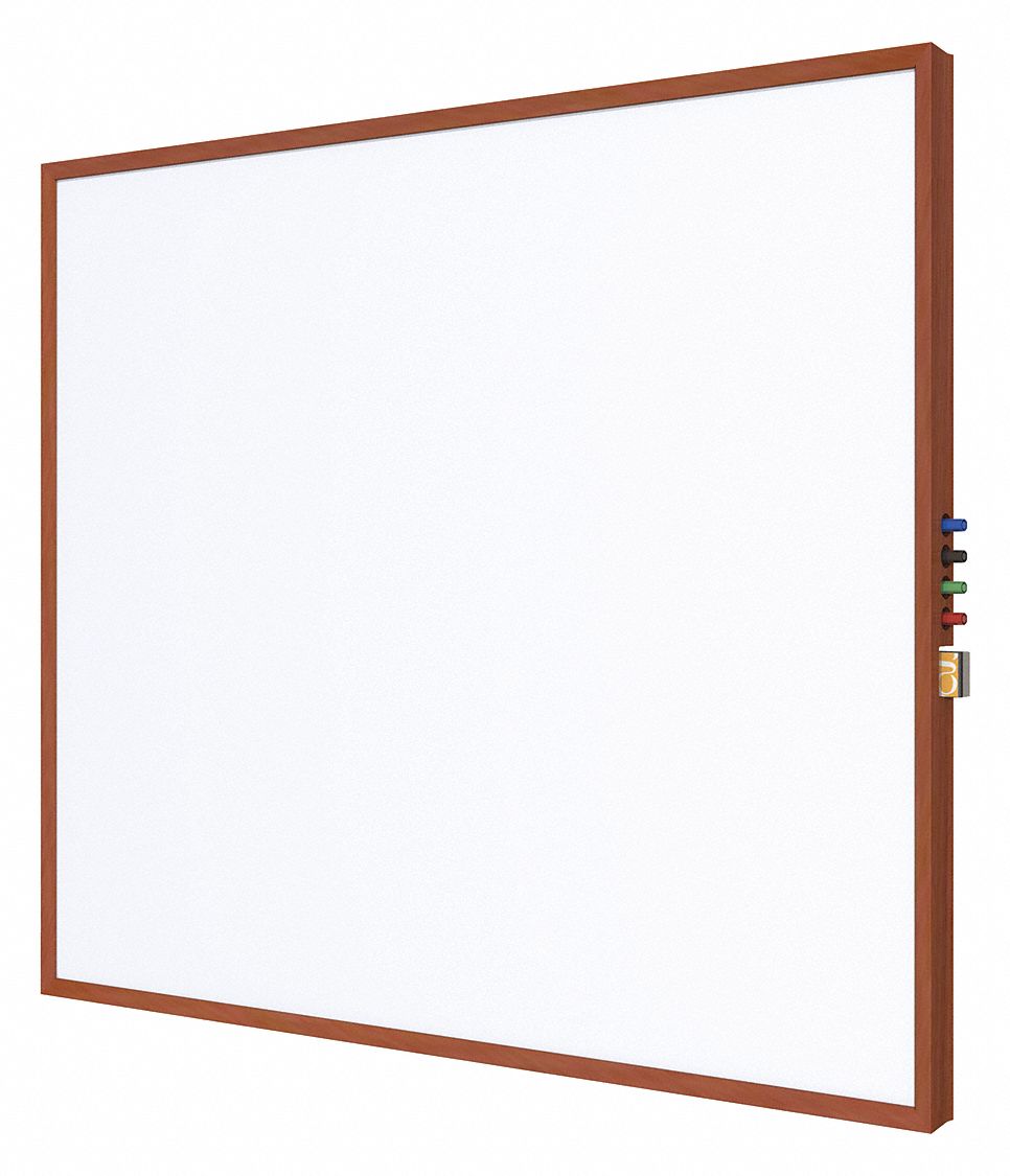 Wall Mounted, 47 3/4 in Dry Erase Ht, Dry Erase Board 48GD28IMM45WCH Grainger