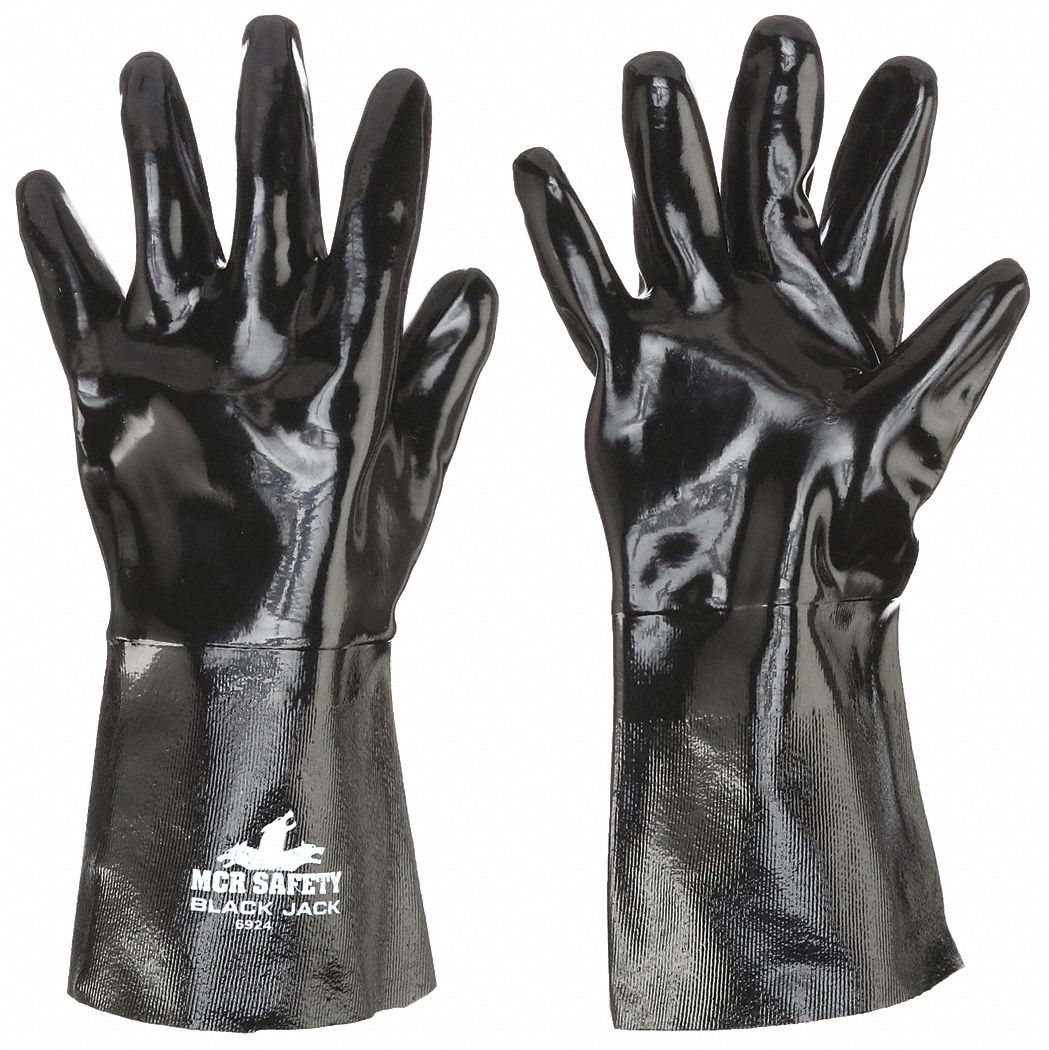 53 mil Glove Thick, 14 in Glove Lg, Chemical Resistant Gloves - 48GG58 ...