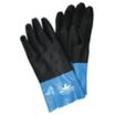 Neoprene Chemical-Resistant Gloves with Full Neoprene Coating & Interlock Liner, Supported
