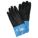 CHEMICAL RESISTANT GLOVES, 12 IN LENGTH, GRAIN, XL, BLACK/BLUE, GEN PURPOSE