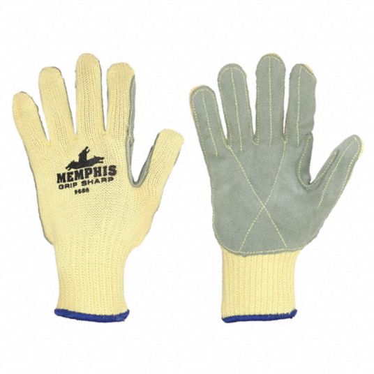 Work Gloves Leather Palm, XL