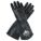 CHEMICAL RESISTANT GLOVES, 14 MIL, 14 IN LENGTH, ROUGH, XL, BLACK