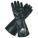 CHEMICAL RESISTANT GLOVES, 25 MIL, 14 IN LENGTH, SMOOTH, M, BLACK