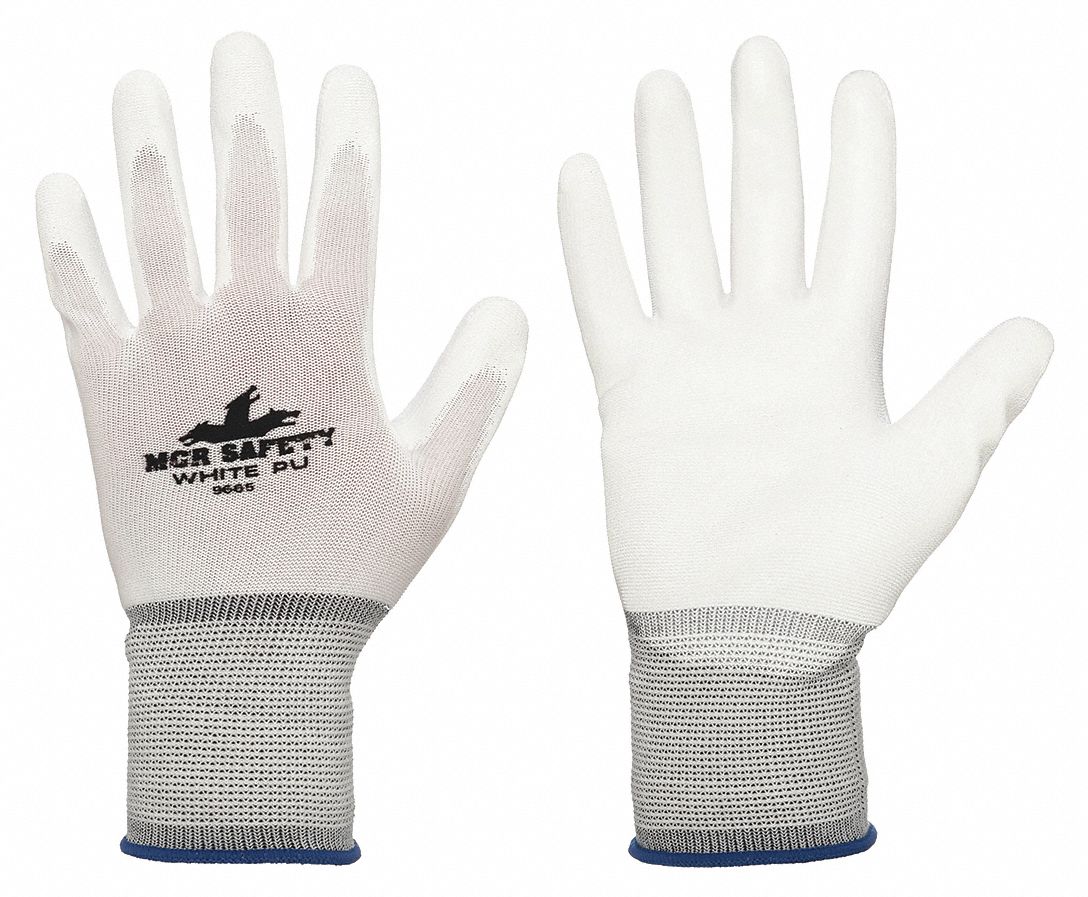 COATED GLOVES, XL (10), SMOOTH, PUR, DIPPED PALM, ANSI ABRASION LEVEL 2