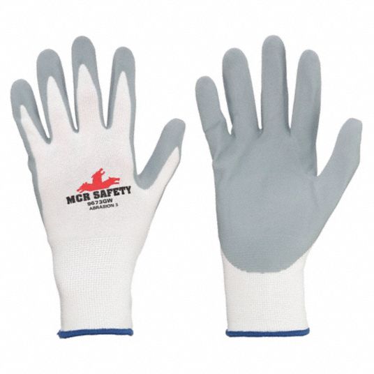 MCR SAFETY, XL ( 10 ), Sandy, Coated Gloves - 48GH85|9673GWXL - Grainger