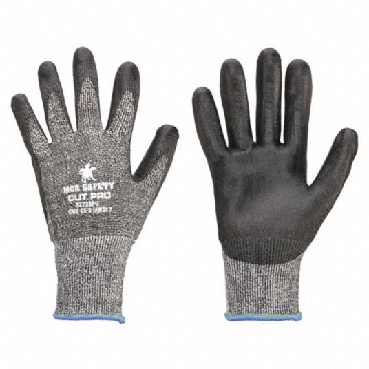 SAFETY, 2XL ( 11 ), ANSI Level A2, Coated Gloves - 48GJ04|92723PUXXL - Grainger