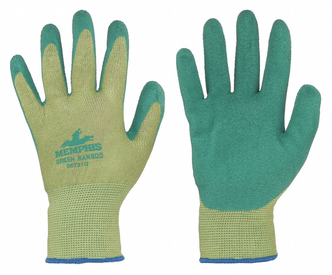Coated Gloves, Cotton/Bamboo,