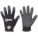 COATED GLOVES, XL (10), DIPPED PALM, PVC, -22 ° F MIN TEMP, NYLON, 15 GA, BLACK