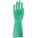 CHEMICAL RESISTANT GLOVES, 11 MIL, 13 IN LENGTH, L, GREEN, GREEN, 12 PK