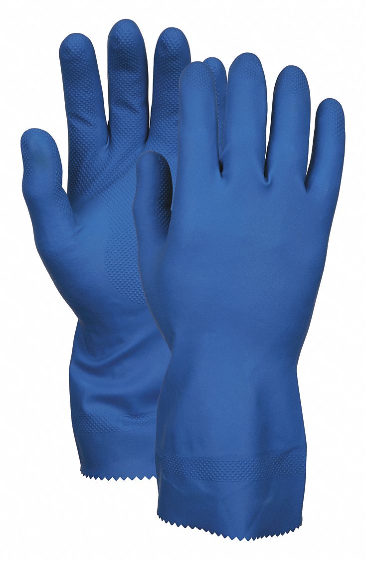 MCR SAFETY Chemical Resistant Gloves, XL, Glove Materials Natural ...