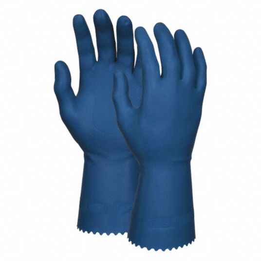MCR SAFETY Chemical Resistant Gloves, XL, Glove Materials Natural