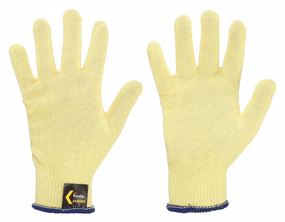 Coated Gloves: L ( 9 ), ANSI Cut Level A2, Uncoated, Uncoated, Kevlar® ( 13 ga ), 12 PK