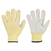 Light-Duty Cut-Resistant Knit Gloves with Leather Palm image