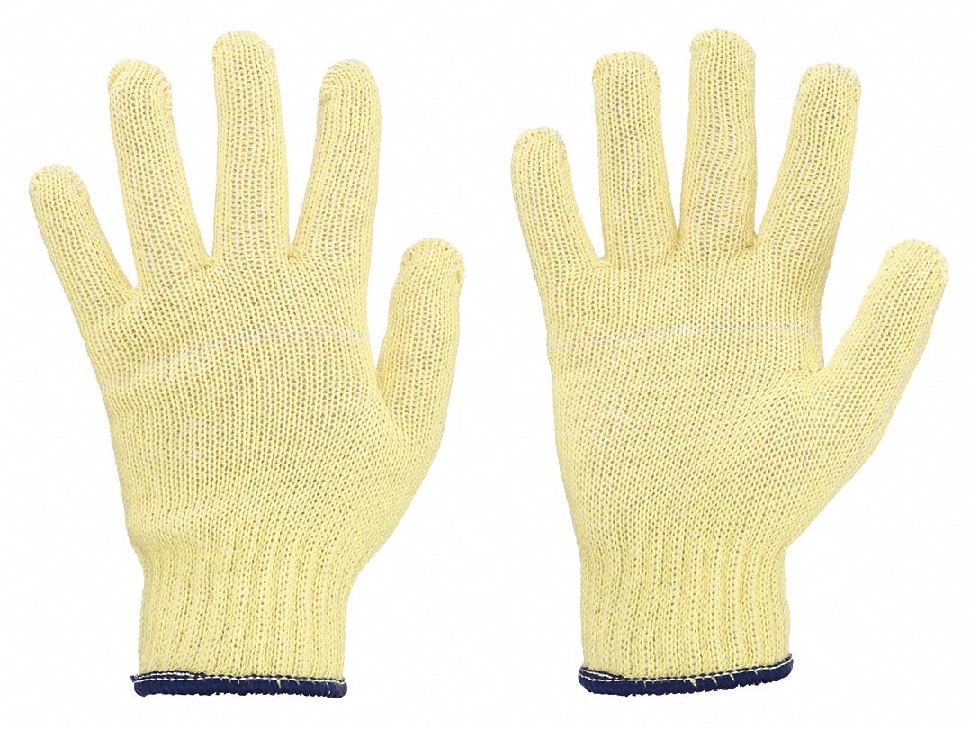 Coated Gloves: L ( 9 ), ANSI Cut Level A2, Uncoated, Uncoated, Kevlar® ( 7 ga ), 12 PK