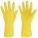 CHEMICAL RESISTANT GLOVES, 18 MIL, 12 IN LENGTH, HONEYCOMB, M, YELLOW