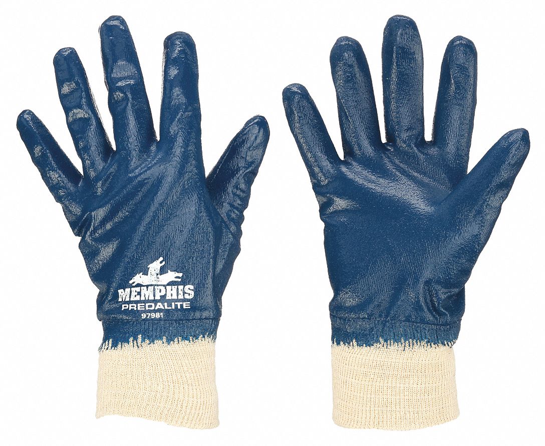 Coated Gloves, Full, L, 10-1/2", PK12