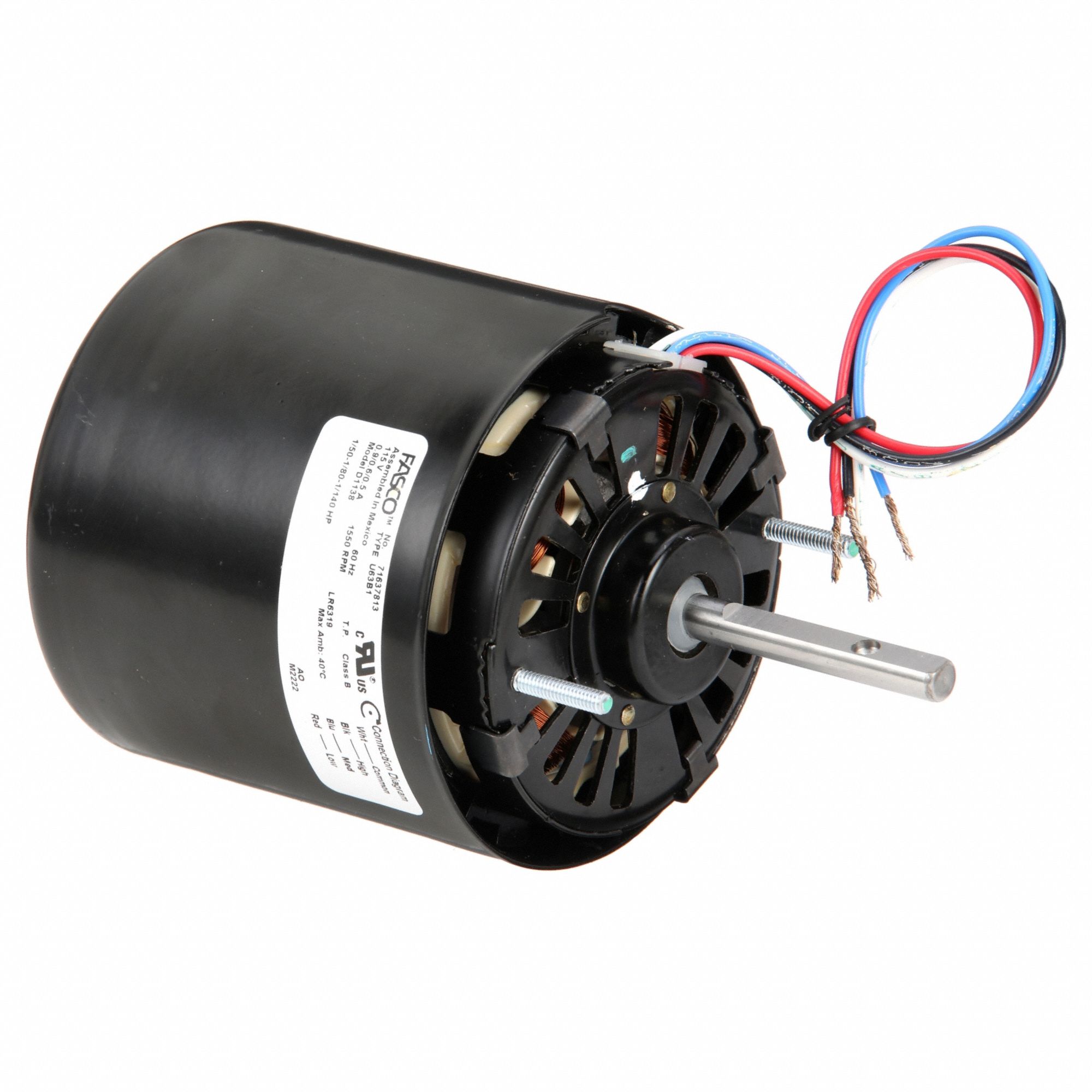 FASCO, Buck Stove OEM Repl, 1/140/1/50/1/80 HP, Condenser Fan Motor ...