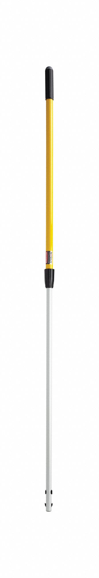 Rubbermaid FGQ75500YL00 HYGEN Quick-Connect Straight Extension Mop Handle Yellow for sale online 