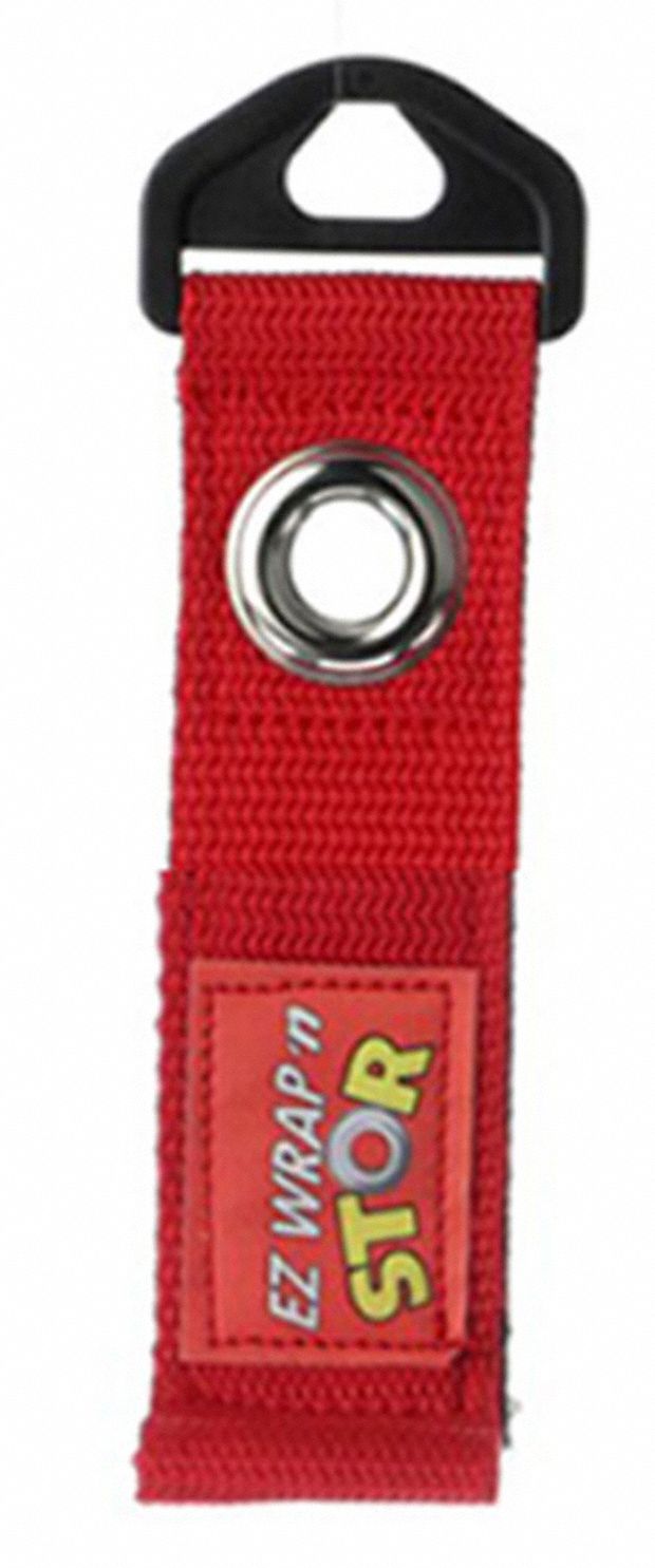 EZ WRAP 'N STOR HookandLoop Cable Wrap, End Grommet, Individual, Wrap, Closure Type Wrap