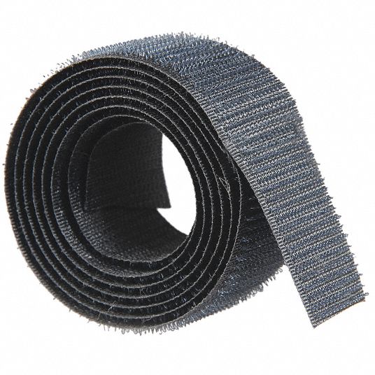 Velcro Brand Sew-On Tape,Blk,150ft. L,2 inch W,Hook 172208, Size: 2 in, Black