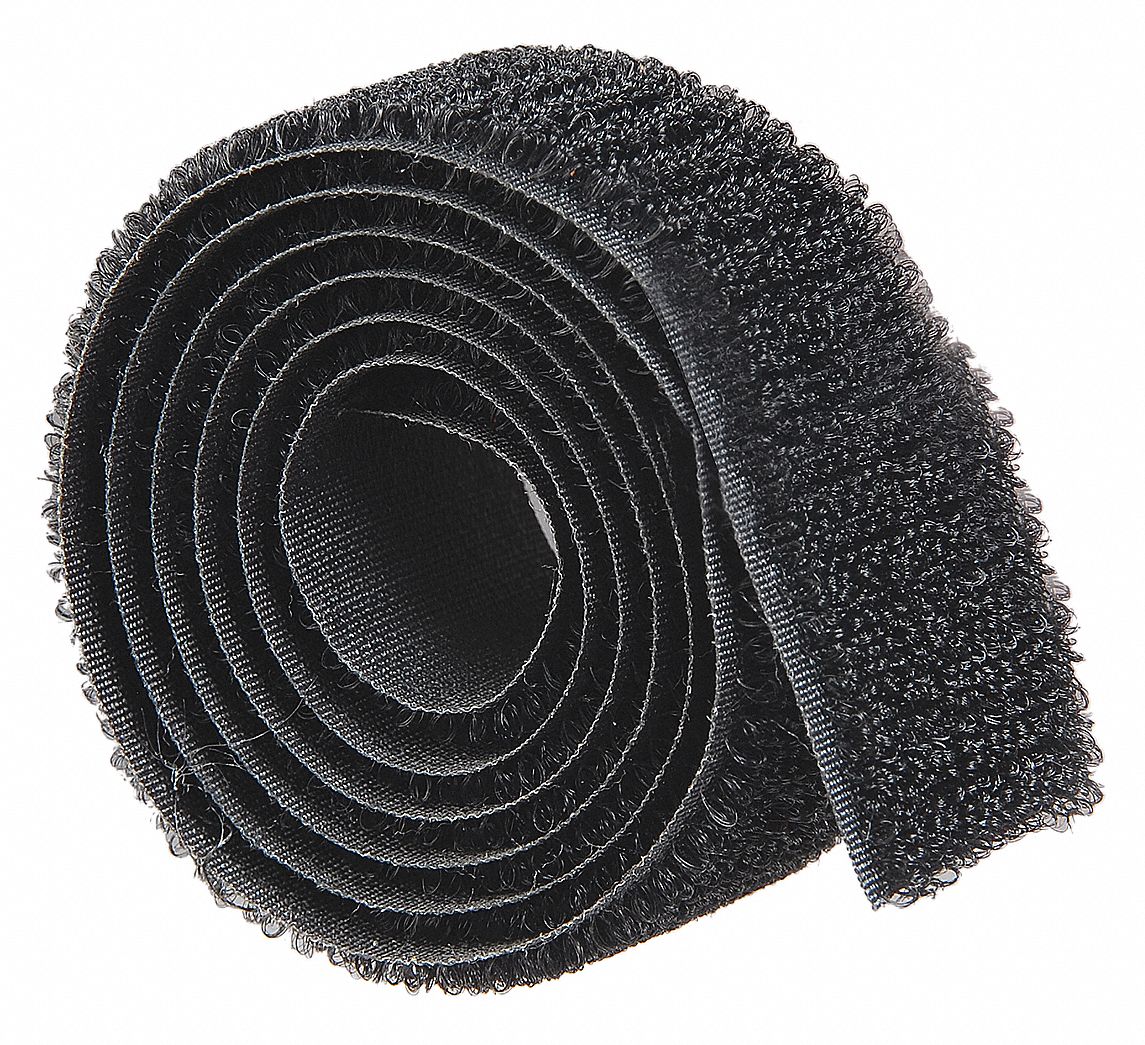 VELCRO BRAND SEW-ON TAPE,BLK,150FT X 1IN,POLYESTER - Hook and Loop Fasteners  - WWG48GR98