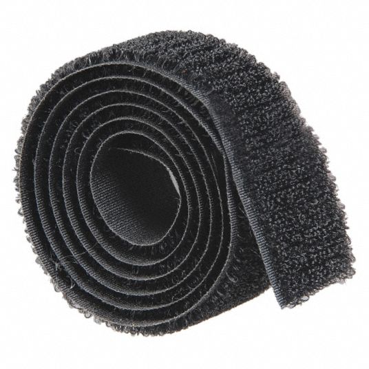 Sew On Velcro Roll Black