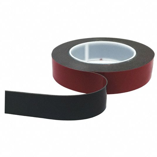 Silvertape Double Sided Foam Tape Black 1 In X 5 1 2 Yd 1 16 In Tape Thick Acrylic Indoor And Outdoor 48gt33 5 Grainger