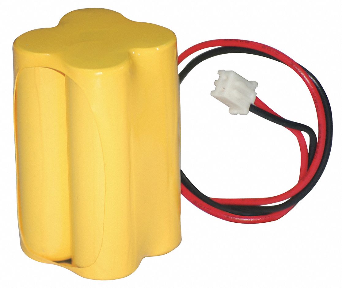 Battery 4.8V 24hr Plug AMP 2 in H