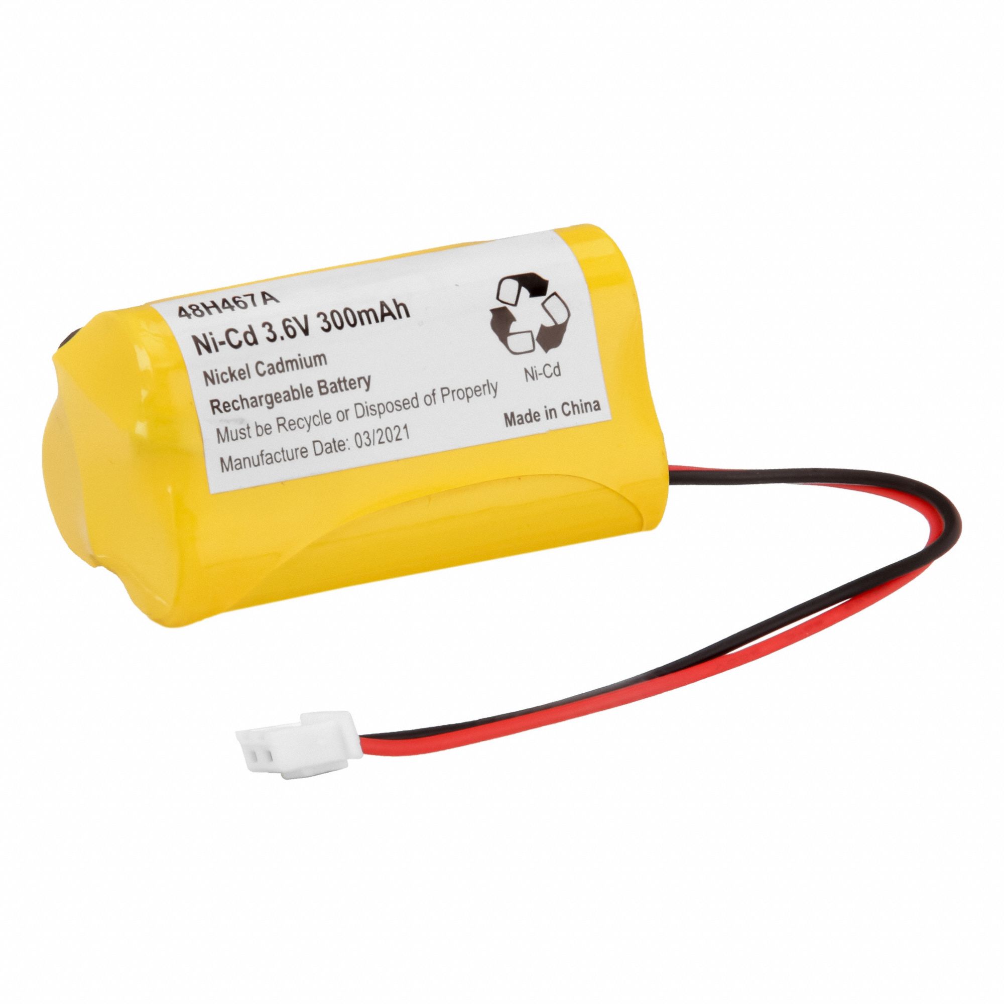 6CGL6, Nickel Cadmium, Battery - 48H467|48H467 - Grainger