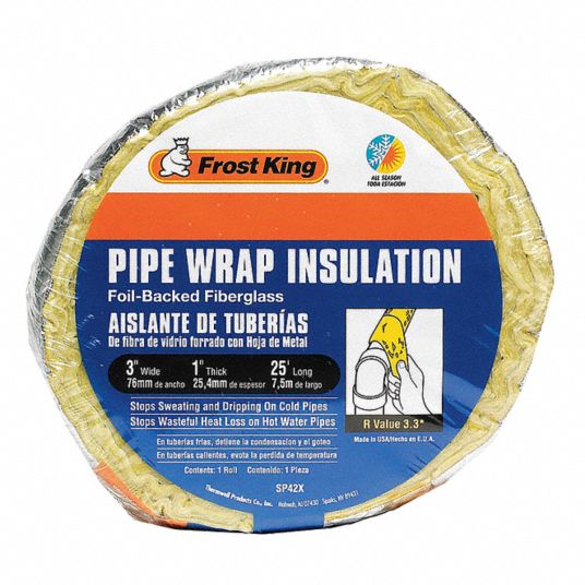 Frost King 3-ft Fiberglass Tubular Pipe Insulation