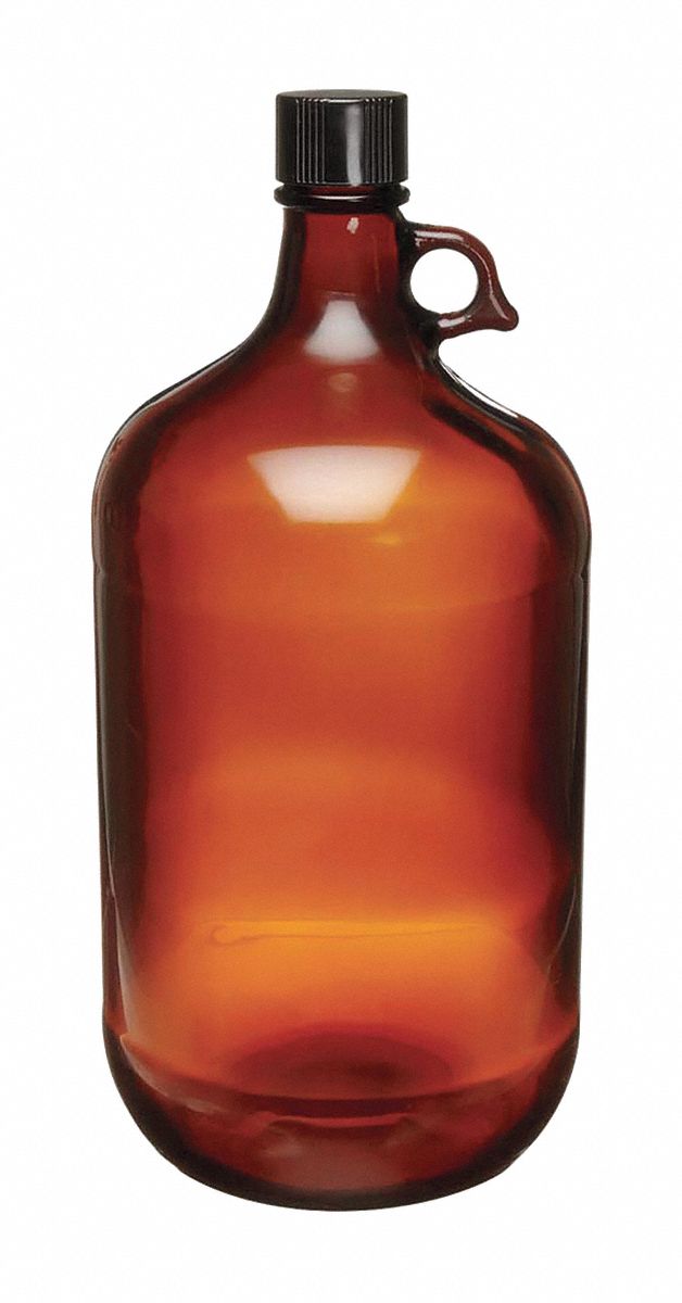Bottle, 174 mm H, Amber, 76 mm Dia, PK24