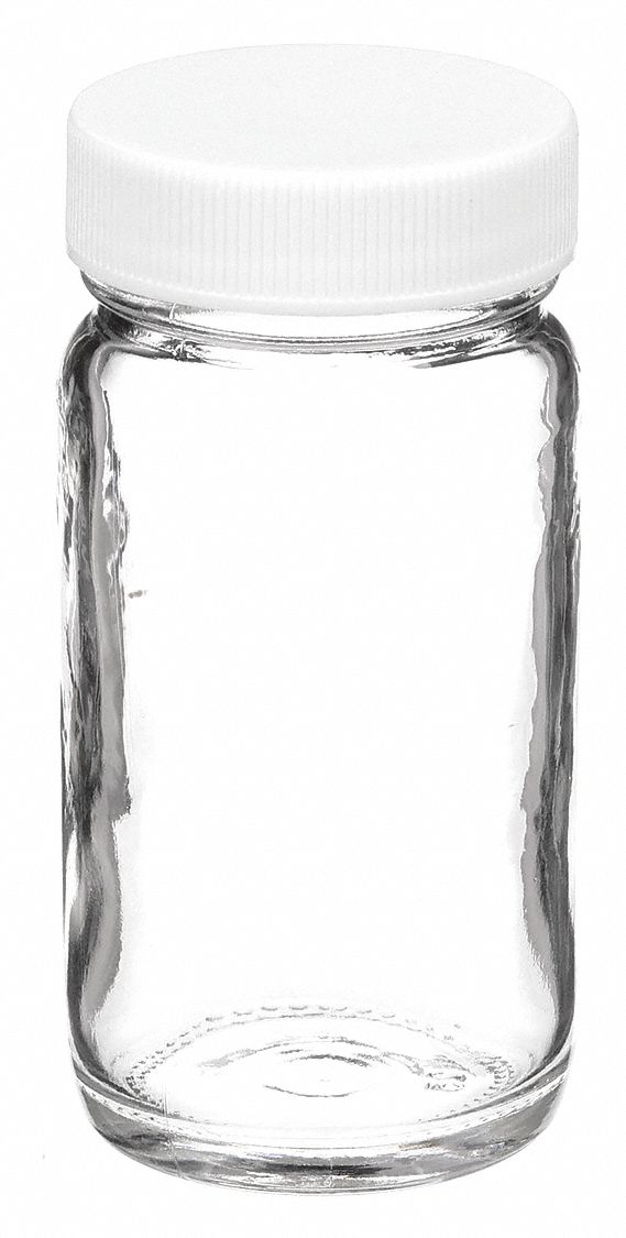 Bottle: Soda Lime Glass, 60 mL Capacity - mL, 2 fl oz Capacity - oz, Clear, Laboratory, Transparent