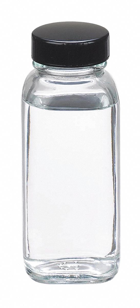 Rectangular Glass Lab Bottles
