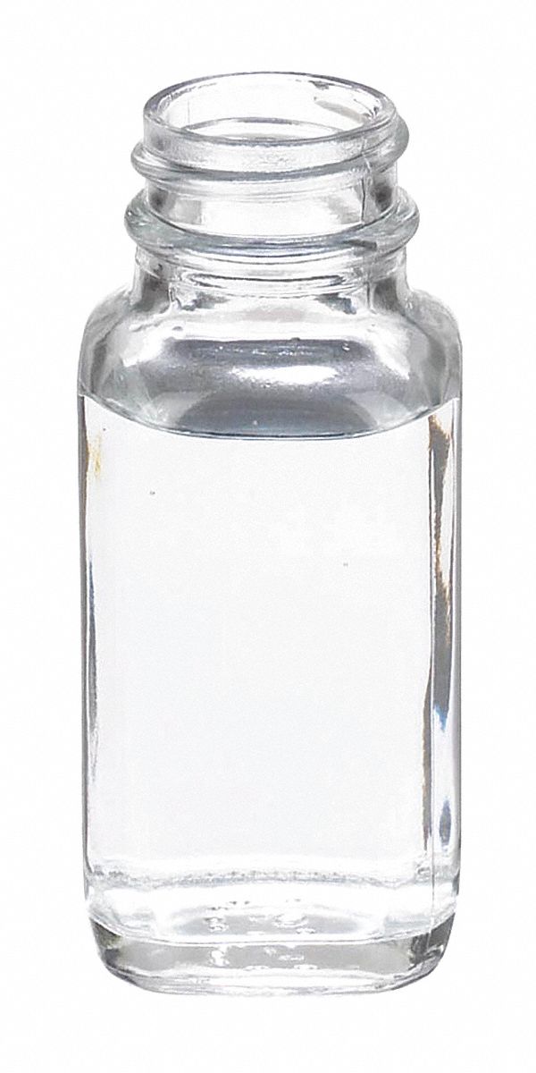 Soda Lime Glass, 60 mL Capacity mL, Bottle 48H802W216899 Grainger