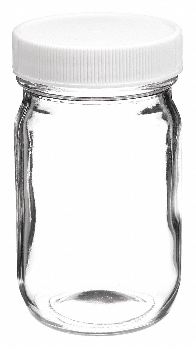 GLASS JAR,8 OZ,PK12