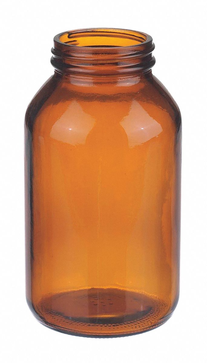 Bottle, 146 mm H, Amber, 80 mm Dia, PK60