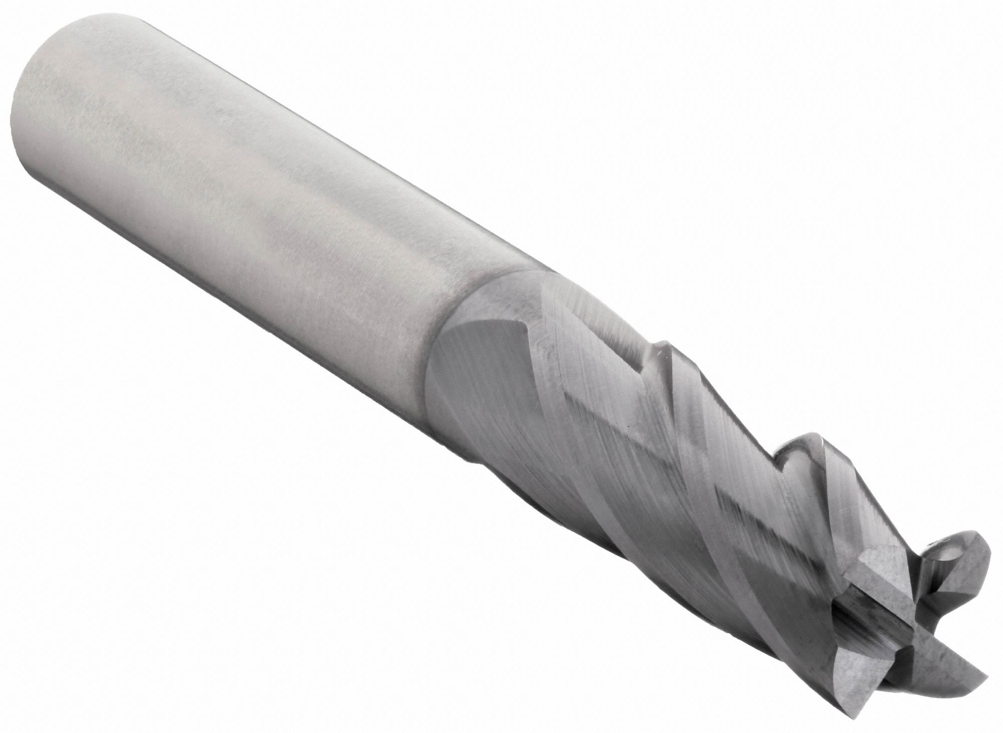 Square End Mill: Carbide, TiAlN Coated, 4 Flute, 9/32" Mill Dia, 3/4" LOC, 2-1/2" OAL