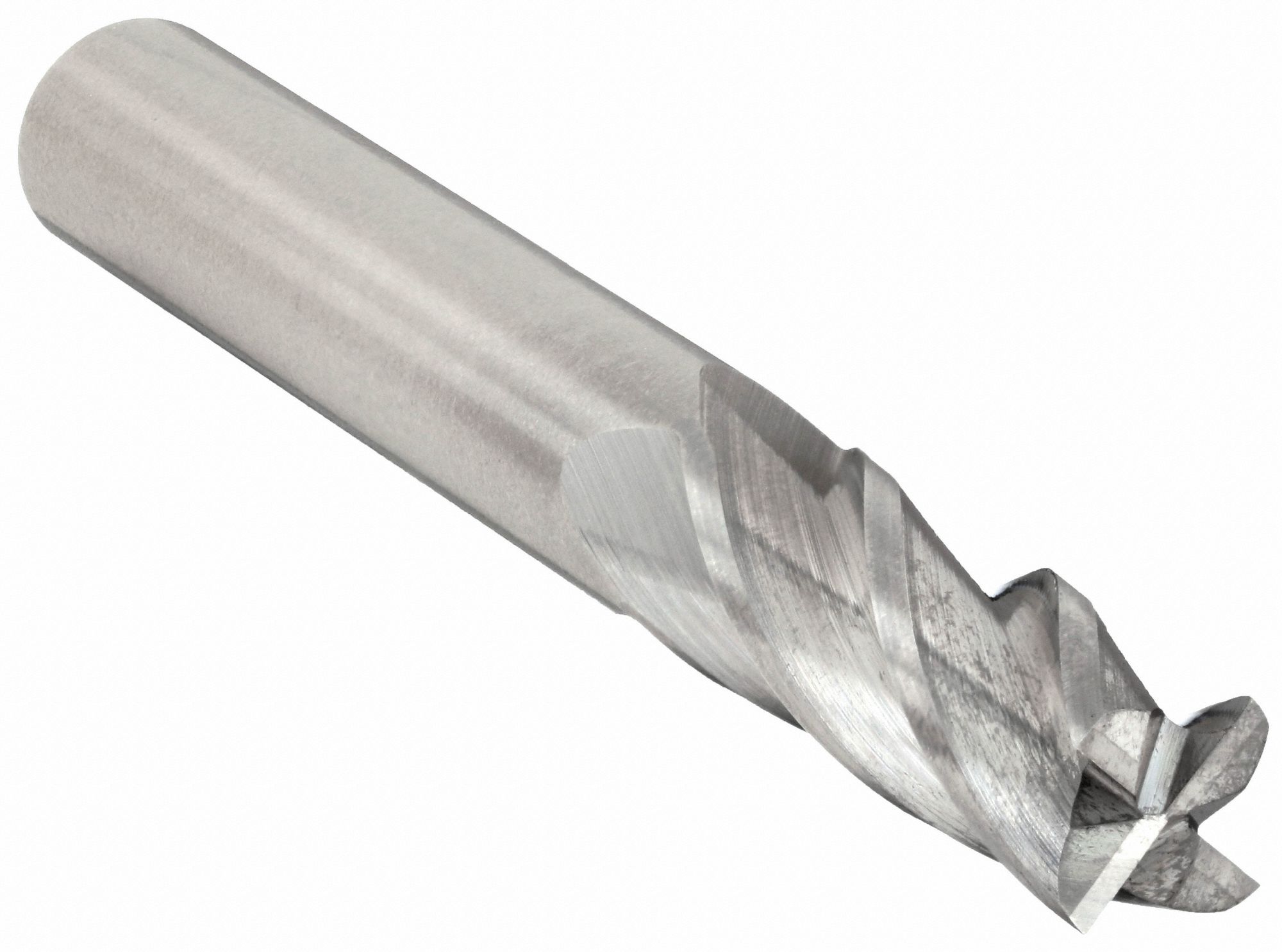 Square End Mill: Carbide, 4 Flute, 7/16" Mill Dia, 1" LOC, 2-1/2" OAL