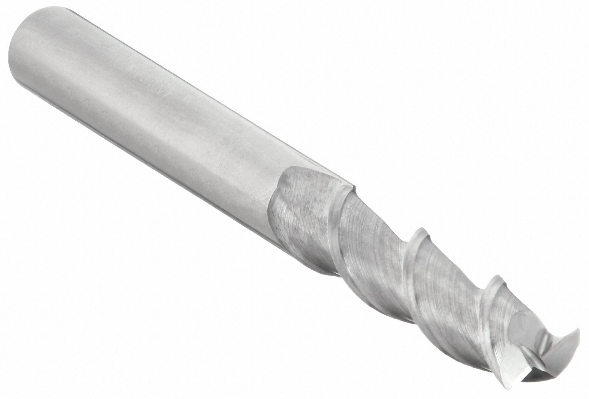Square End Mill: Carbide, 3 Flute, 3/8" Mill Dia, 1/2" LOC, 2-1/2" OAL