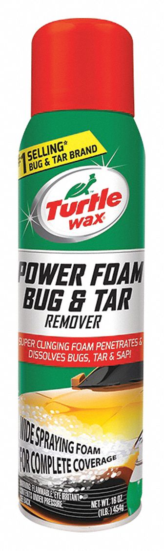 TURTLE WAX, 16 oz Container Size, Bug/Tar Remover - 48HN71