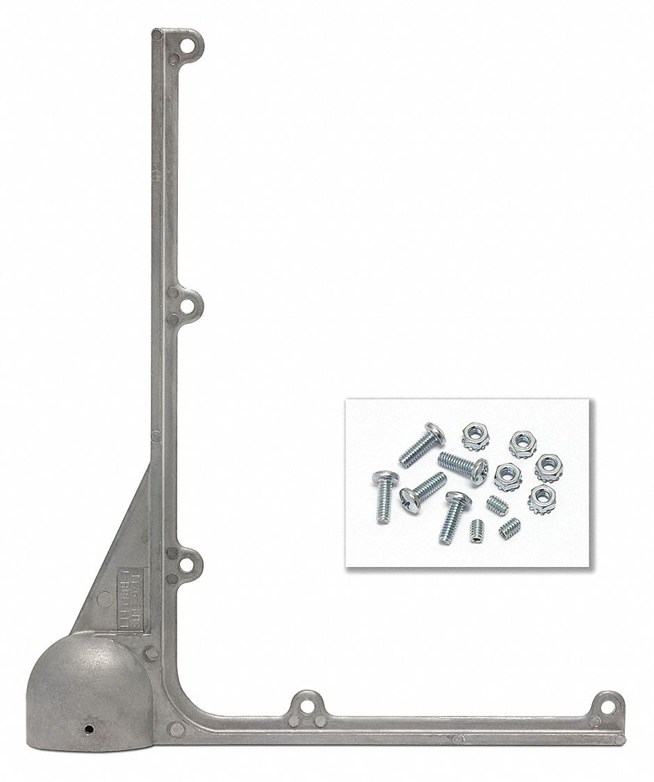 2 3/8 in Round, Aluminum, Post Top LBrackets 48HP40M2G2LBSX