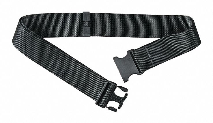 WEB BELT,48IN L,BLACK,NYLON,BUCKLE