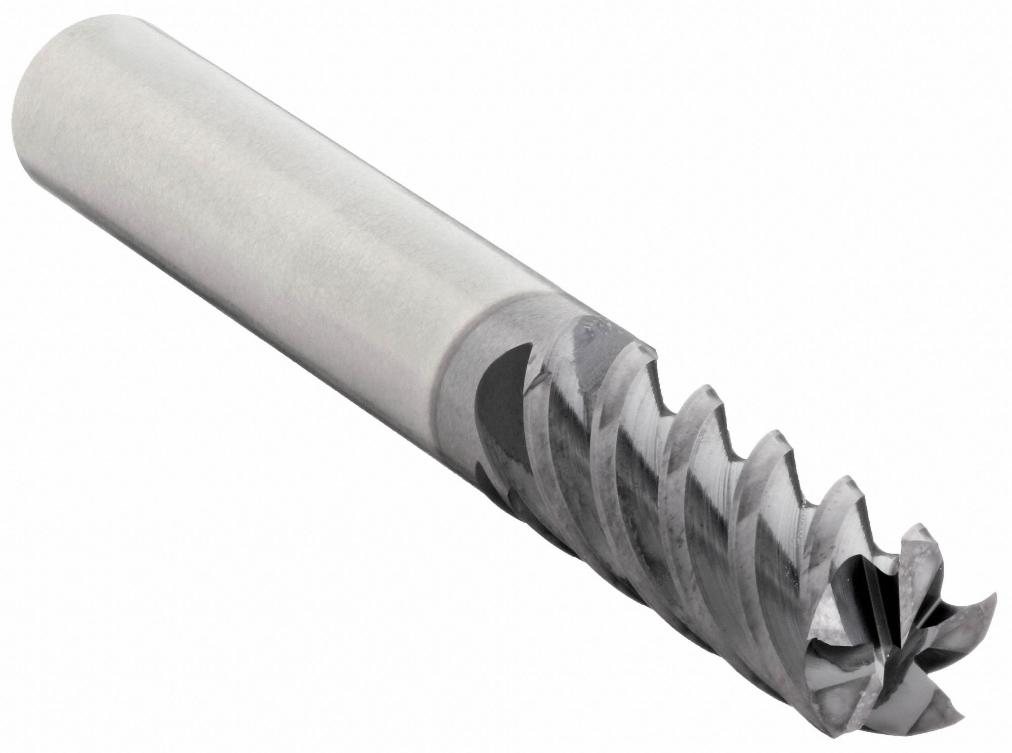 Square End Mill: Carbide, AlTiN Coated, 5 Flute, 1/4" Mill Dia, 3/4" LOC, 2-1/2" OAL