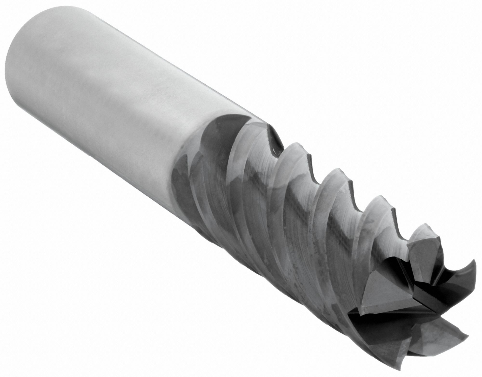 Square End Mill: Carbide, AlTiN Coated, 5 Flute, 1" Mill Dia, 2-1/4" LOC, 5" OAL