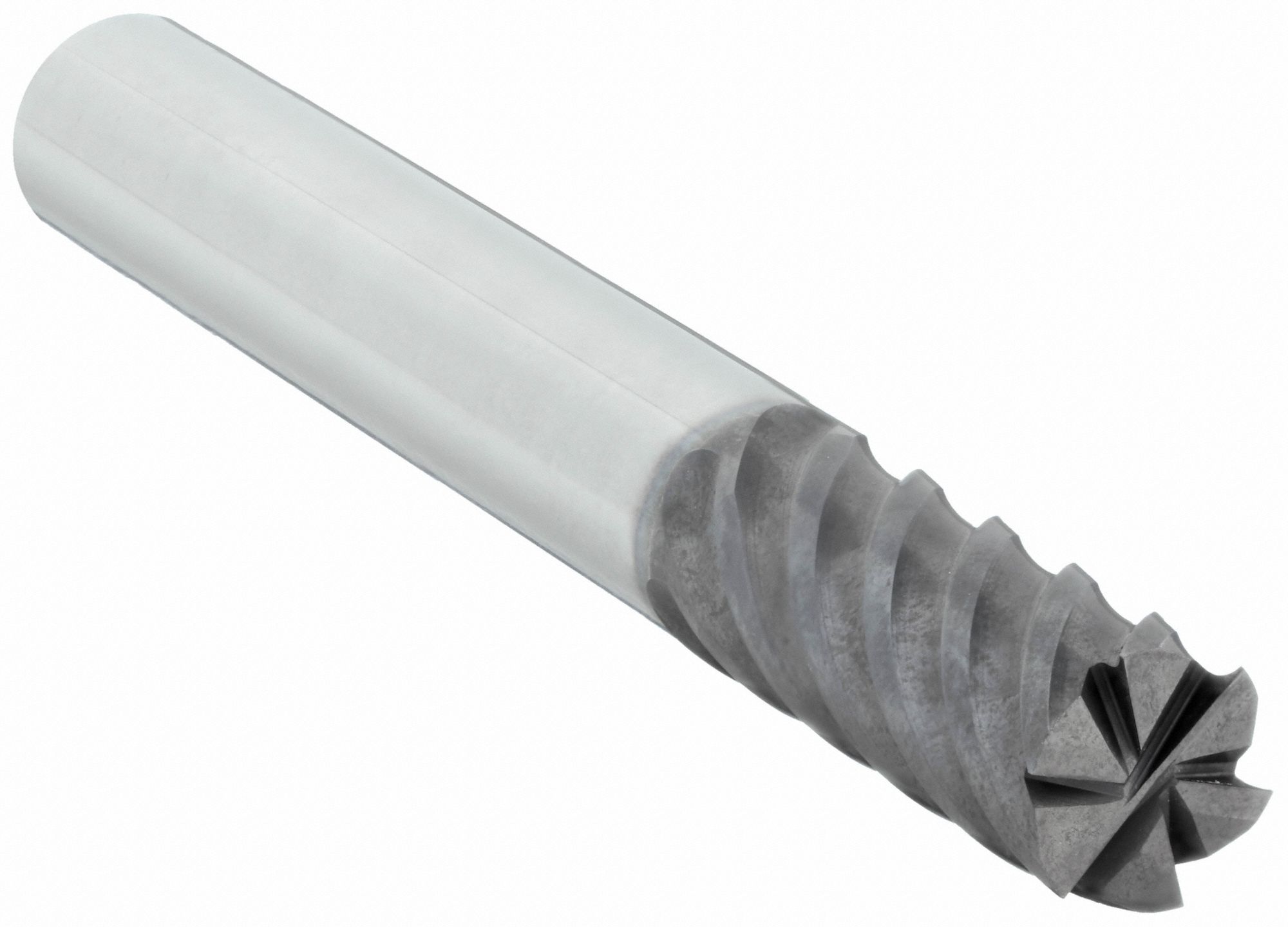 Square End Mill: Carbide, AlTiN Coated, 4 Flute, 1/4" Mill Dia, 1-1/4" LOC, 3-1/4" OAL