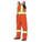 INSULATED SAFETY OVERALL,ORG,M