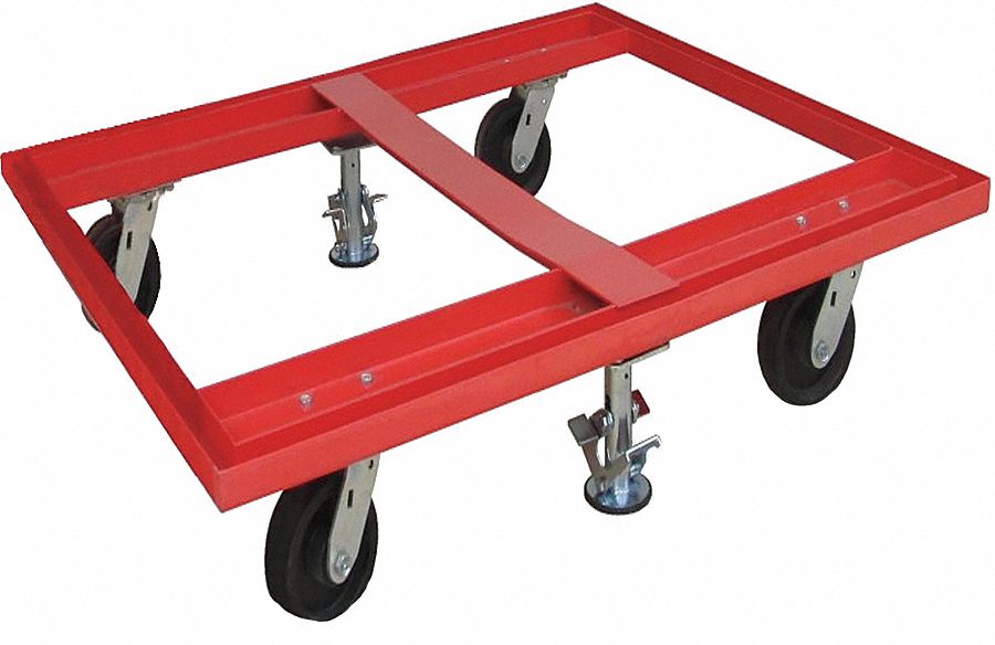 PALLET DOLLY,48 IN W,STEEL